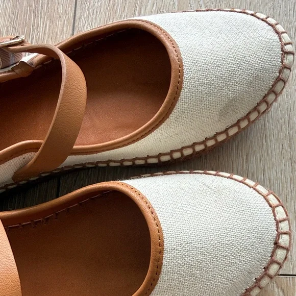 Tuckernuck Ivory Canvas Jamie Espadrille Flats - Picture 5 of 13